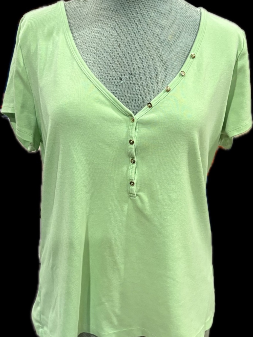 Lilly Pulitzer Dubner Top Green